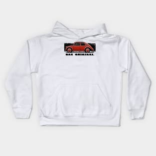 Drawing of the car that inspired the german famous car Kids Hoodie